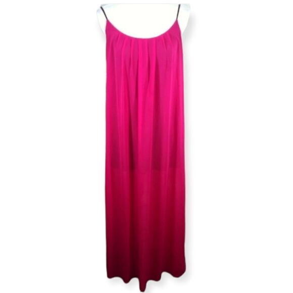 FOREVER 21 FUCHSIA MAXI DRESS SZ.M EUC - Picture 1 of 8